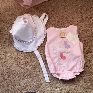 TBBC NWT bubble and bonnet 0-6 months